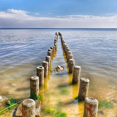 Am Stettiner Haff Апартаменты Monkebude